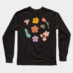 Fauvist Flowers Long Sleeve T-Shirt